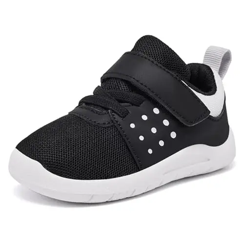 MORENDL Toddler Bolalar Poyafzallari 0-4 Yosh O'g'il Qiz Yengil Nafas Oluvchi Sirpanmaydigan Sport Krossovkalari Yugurish Yurgazish Tennis Oyoq Yalangoyoq Poyafzallari - 2