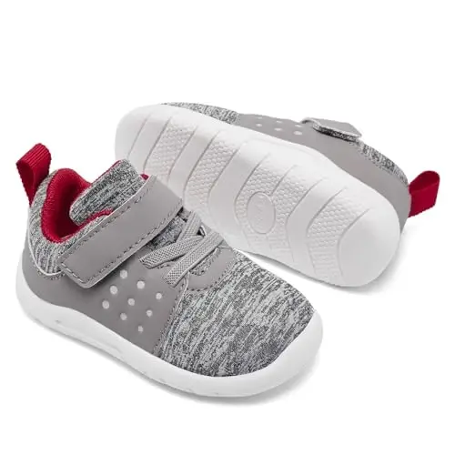 MORENDL Toddler Chaqaloq Oyoq Kiyimlari 0-4 Yosh O'g'il Qiz Yengil Nafas Oluvchi Sirpanmaydigan Sport Poyabzallari Yugurish Yurganda Tennis Oyoq Yalangoyoq Oyoq Kiyimlari - 3