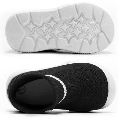 MORENDL Toddler Sock Shoes Baby Walking Shoes Infant Slippers Boys & Girls Non-Slip Sneakers - 3