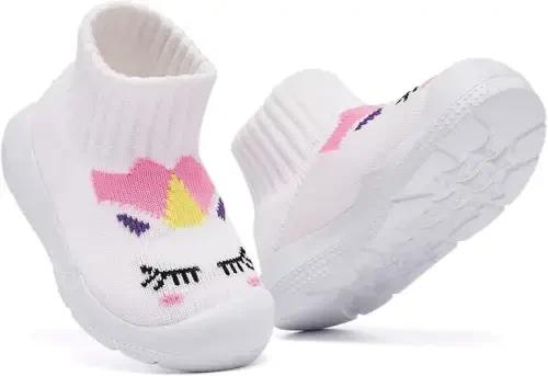 MORENDL Toddler Paypoq Poyabzal Kichkintoy Yurish Poyafzallari Chaqaloq Terlik O'g'il bolalar va Qizlar Sirpanmaydigan Krossovkalar - 2