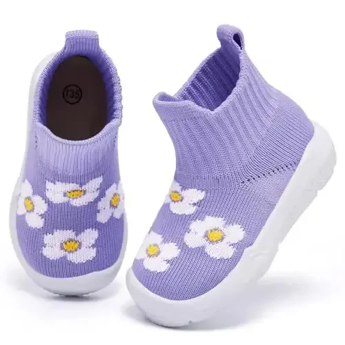 MORENDL Toddler Sock Shoes Baby Walking Shoes Infant Slippers Boys & Girls Non-Slip Sneakers - 2