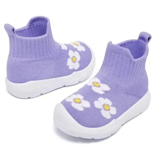 MORENDL Toddler Sock Shoes Baby Walking Shoes Infant Slippers Boys & Girls Non-Slip Sneakers - 3