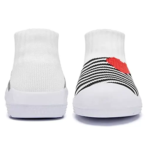 MORENDL Toddler Sock Shoes Baby Walking Shoes Infant Slipper Boys & Girls Non-Slip Sneakers - 5