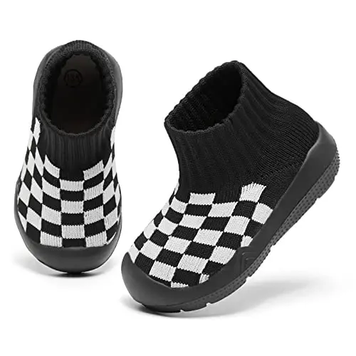 MORENDL Toddler Sock Shoes Baby Walking Shoes Infant Slippers Boys & Girls Non-Slip Sneakers - 2