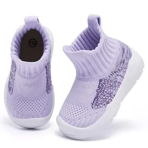 MORENDL Toddler Sock Shoes Baby Walking Shoes Infant Slippers Boys & Girls Non-Slip Sneakers - 2