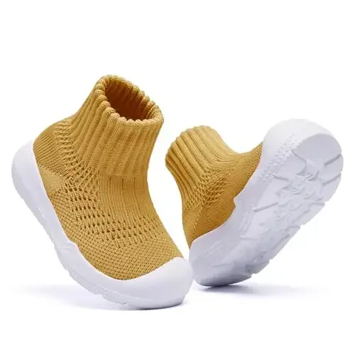 MORENDL Toddler Sock Shoes Baby Walking Shoes Infant Slippers Boys & Girls Non-Slip Sneakers - MORENDL (1)