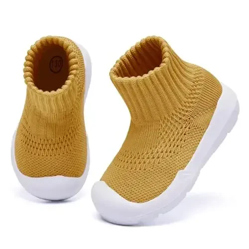 MORENDL Toddler Sock Shoes Baby Walking Shoes Infant Slippers Boys & Girls Non-Slip Sneakers - 3