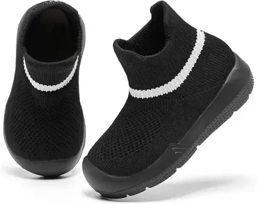 MORENDL Toddler Sock Shoes Baby Walking Shoes Infant Slippers Boys & Girls Non-Slip Sneakers - 2