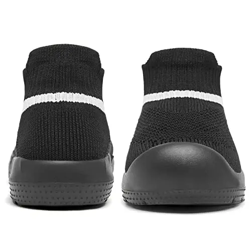 MORENDL Toddler Sock Shoes Baby Walking Shoes Infant Slippers Boys & Girls Non-Slip Sneakers - 4