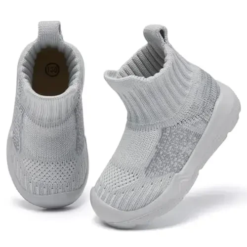 MORENDL Toddler Sock Shoes Baby Walking Shoes Infant Slippers Boys & Girls Non-Slip Sneakers - 2