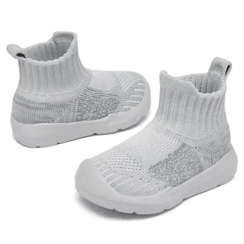 MORENDL Toddler Sock Shoes Baby Walking Shoes Infant Slippers Boys & Girls Non-Slip Sneakers - 3