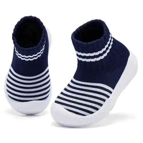 MORENDL Toddler Sock Shoes Baby Walking Shoes Infant Slippers Boys & Girls Non-Slip Sneakers - MORENDL