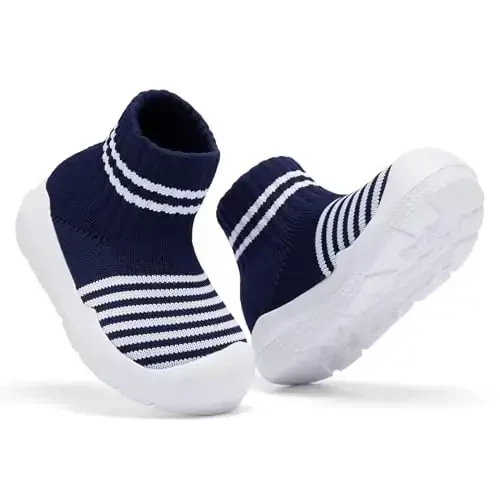 MORENDL Toddler Sock Shoes Baby Walking Shoes Infant Slippers Boys & Girls Non-Slip Sneakers - MORENDL (1)