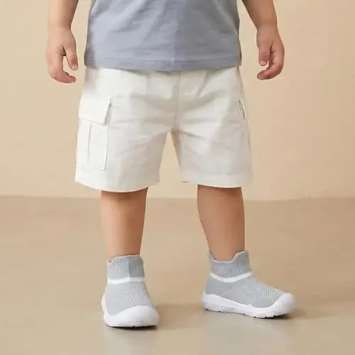 MORENDL Toddler Sock Shoes Baby Walking Shoes Infant Slippers Boys & Girls Non-Slip Sneakers - 1