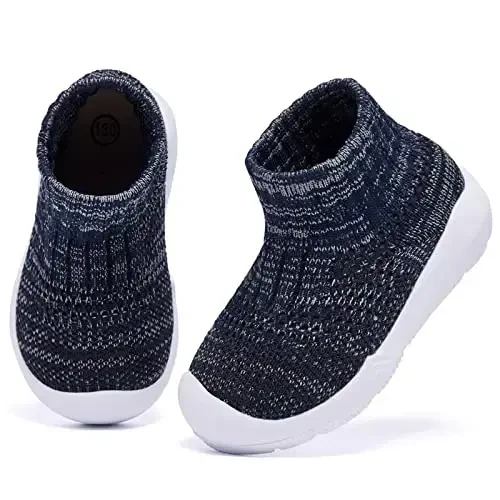 MORENDL Toddler Sock Shoes Baby Walking Shoes Infant Slippers Boys & Girls Non-Slip Sneakers - 3