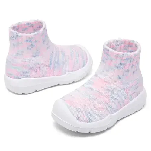 MORENDL Toddler Sock Shoes Baby Walking Shoes Infant Slippers Boys & Girls Non-Slip Sneakers - 3