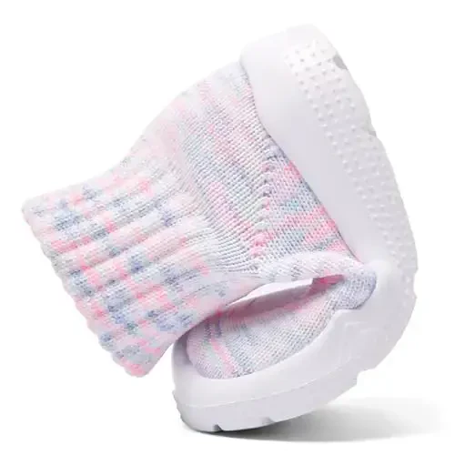 MORENDL Toddler Sock Shoes Baby Walking Shoes Infant Slippers Boys & Girls Non-Slip Sneakers - 6