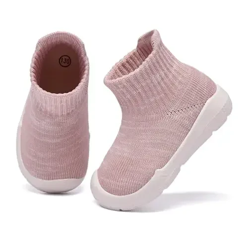 MORENDL Toddler Sock Shoes Baby Walking Shoes Infant Slippers Boys & Girls Non-Slip Sneakers - 3