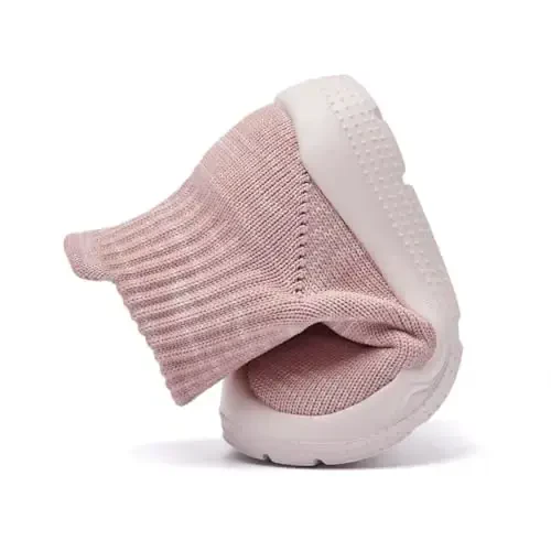 MORENDL Toddler Sock Shoes Baby Walking Shoes Infant Slippers Boys & Girls Non-Slip Sneakers - 5