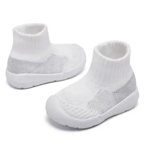 MORENDL Toddler Sock Shoes Baby Walking Shoes Infant Slippers Boys & Girls Non-Slip Sneakers - 6