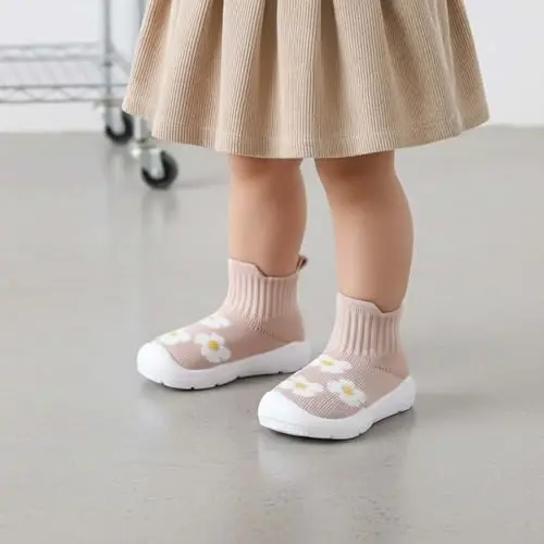 MORENDL Toddler Sock Shoes Baby Walking Shoes Infant Slippers Boys & Girls Non-Slip Sneakers 
