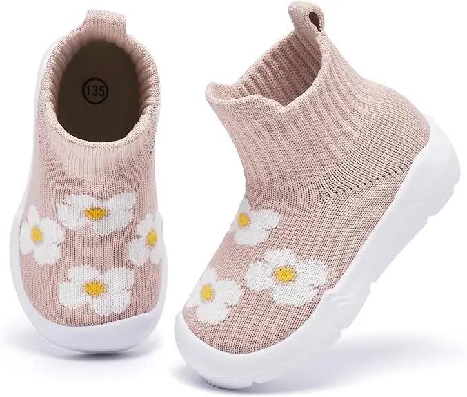 MORENDL Toddler Sock Shoes Baby Walking Shoes Infant Slippers Boys & Girls Non-Slip Sneakers - 1