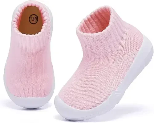 MORENDL Toddler Sock Shoes Baby Walking Shoes Infant Slippers Boys & Girls Non-Slip Sneakers - 3