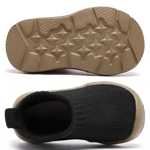 MORENDL Toddler Sock Shoes Baby Walking Shoes Infant Slippers Boys & Girls Non-Slip Sneakers - 5