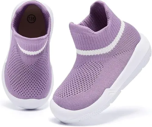 MORENDL Toddler Sock Shoes Baby Walking Shoes Infant Slippers Boys & Girls Non-Slip Sneakers - 2