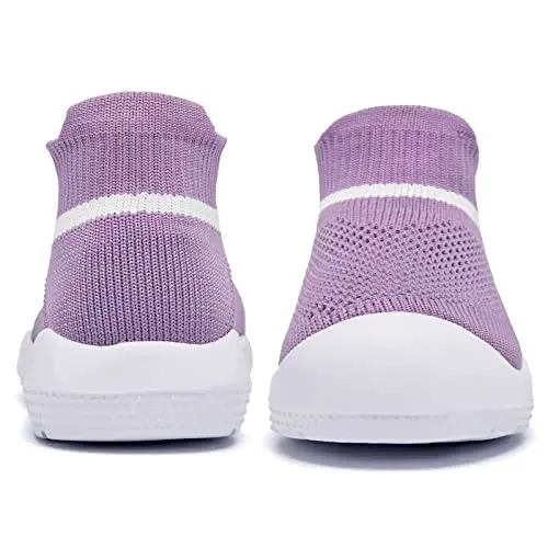 MORENDL Toddler Sock Shoes Baby Walking Shoes Infant Slippers Boys & Girls Non-Slip Sneakers - 4