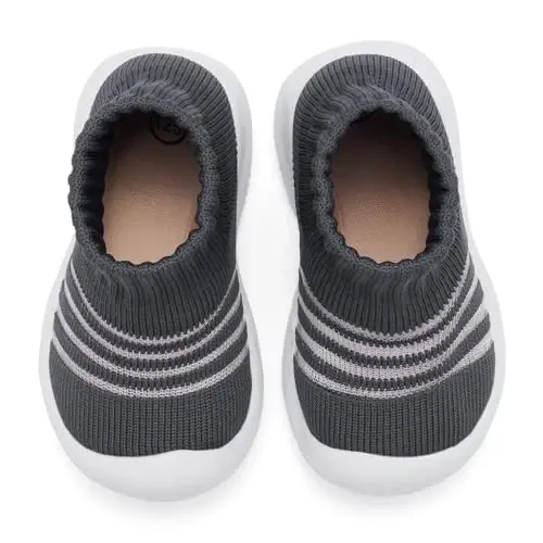 MORENDL Toddler Sock Shoes Baby Walking Shoes Infant Slippers Boys & Girls Non-Slip Sneakers - 3