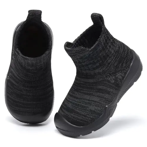 MORENDL Toddler Sock Shoes Baby Walking Shoes Infant Slippers Boys & Girls Non-Slip Sneakers - 2