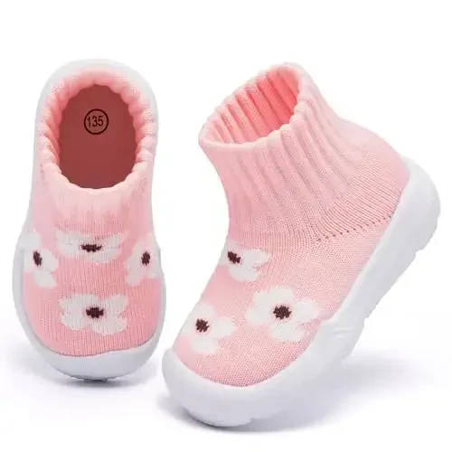 MORENDL Toddler Sock Shoes Baby Walking Shoes Infant Slippers Boys & Girls Non-Slip Sneakers - MORENDL (1)