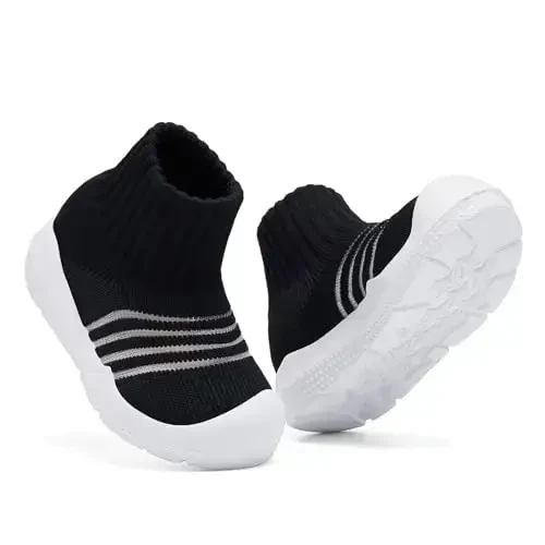 MORENDL Toddler Sock Shoes Baby Walking Shoes Infant Slippers Boys & Girls Non-Slip Sneakers - 2