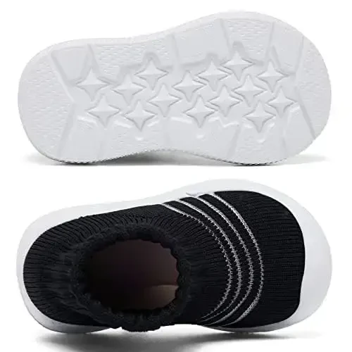 MORENDL Toddler Sock Shoes Baby Walking Shoes Infant Slippers Boys & Girls Non-Slip Sneakers - 5