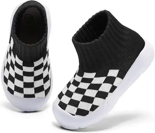MORENDL Toddler Sock Shoes Baby Walking Shoes Infant Slippers Boys & Girls Non-Slip Sneakers - MORENDL (1)