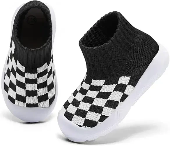 MORENDL Toddler Sock Shoes Baby Walking Shoes Infant Slippers Boys & Girls Non-Slip Sneakers - 2