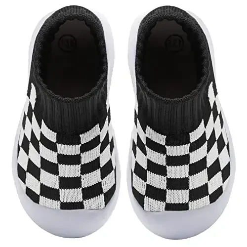 MORENDL Toddler Sock Shoes Baby Walking Shoes Infant Slippers Boys & Girls Non-Slip Sneakers - 5
