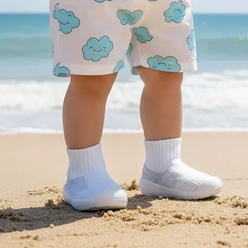 MORENDL Toddler Sock Shoes Baby Walking Shoes Infant Slippers Boys & Girls Non-Slip Sneakers 