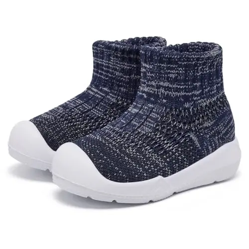 MORENDL Toddler Sock Shoes Baby Walking Shoes Infant Slippers Boys & Girls Non-Slip Sneakers - 1