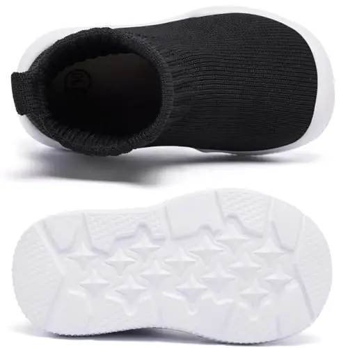 MORENDL Toddler Sock Shoes Baby Walking Shoes Infant Slippers Boys & Girls Non-Slip Sneakers - 3