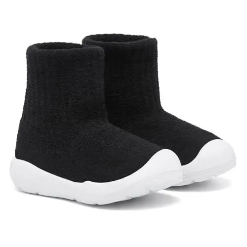 MORENDL Toddler Sock Shoes Baby Walking Shoes Infant Slippers Boys & Girls Non-Slip Sneakers - 4