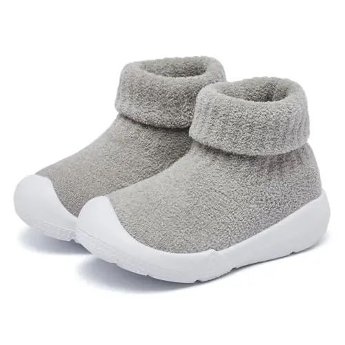 MORENDL Toddler Sock Shoes Baby Walking Shoes Infant Slippers Boys & Girls Non-Slip Sneakers - 1