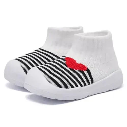 MORENDL Toddler Sock Shoes Baby Yurish poyabzallari Infant Slippers O'g'il bolalar va qizlar uchun sirpanmaydigan krossovkalar 