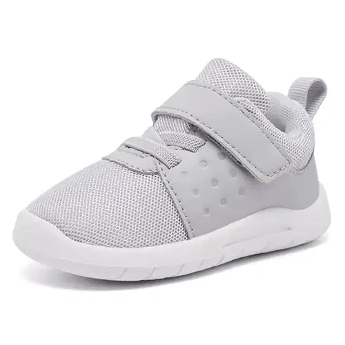 MORENDL Toddler Baby Shoes 0-4 Years Boy Girl Lightweight Breathable Non-Slip Sports Sneakers Running Walking Tennis Barefoot Shoes - MORENDL (1)