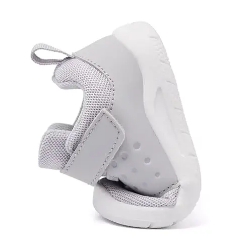 MORENDL Toddler Baby Shoes 0-4 Years Boy Girl Lightweight Breathable Non-Slip Sports Sneakers Running Walking Tennis Barefoot Shoes - 5