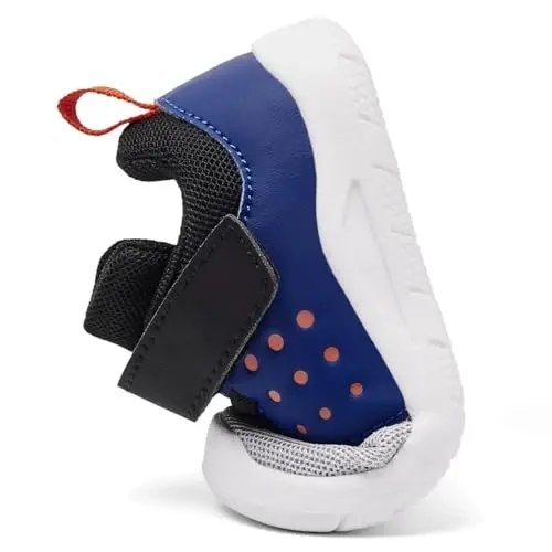 MORENDL Toddler Baby Shoes 0-4 Years Boy Girl Lightweight Breathable Non-Slip Sports Sneakers Running Walking Tennis Barefoot Shoes - 5