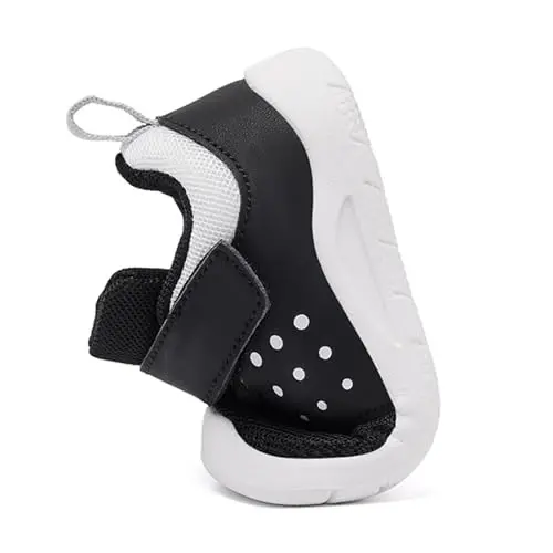 MORENDL Toddler Baby Shoes 0-4 Years Boy Girl Lightweight Breathable Non-Slip Sports Sneakers Running Walking Tennis Barefoot Shoes - 5