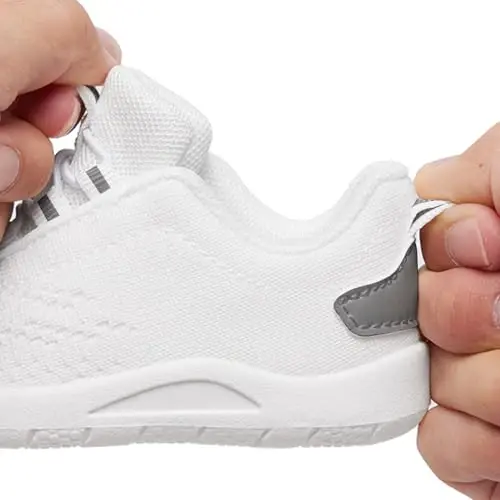 MORENDL Yuradigan Bolalar Poyafzallari Sirpanmaydigan Nafas Oluvchi Unisex Pushti To'rli Atletik Poyafzallar Go'dak Yugurish Poyafzallari - 6