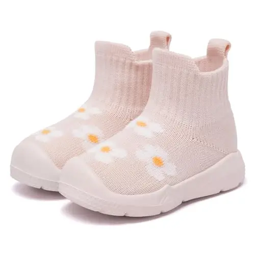 MORENDL Toddler Sock Shoes Baby Walking Shoes Infant Slippers Boys & Girls Non-Slip Sneakers - 1